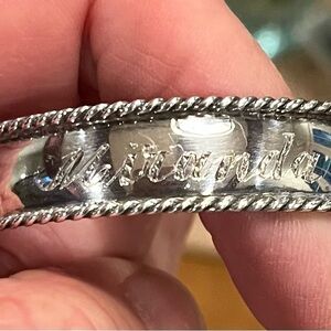Child’s Sterling Silver Engraved Bracelet